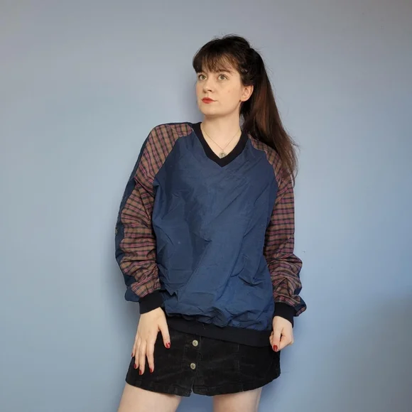 Vintage navy blue shell suit - Picture 2 of 8